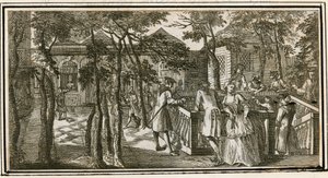 Islington Spa, korábban New Tunbridge Wells, 1735 alkotó: English School