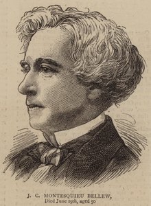 J C Montesquieu Bellew (metszet) alkotó: English School
