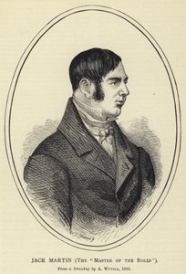 Jack Martin, a tekercsek mestere, A Wyvill rajzából, 1824 alkotó: English School
