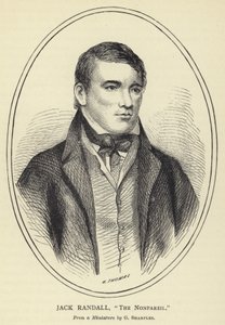 Jack Randall, The Nonpareil, From a Miniature, G Sharples alkotó: English School