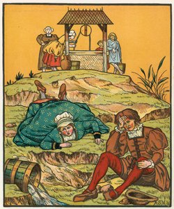 Jack és Jill lejön a dombról alkotó: English School