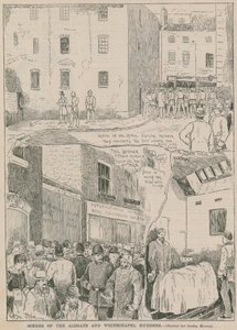 Hasfelmetsző Jack: Az Aldgate- és Whitechapel-gyilkosságok jelenetei alkotó: English School