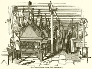 Jacquard Power-Looms: cucc-gyártás alkotó: English School