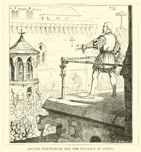 Jacques dArtevelde és Gent lakossága alkotó: English School