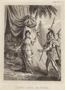 Jael és Sisera alkotó: English School