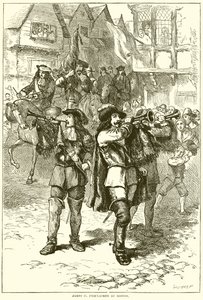 Jakab II. hirdették ki Bostonban alkotó: English School