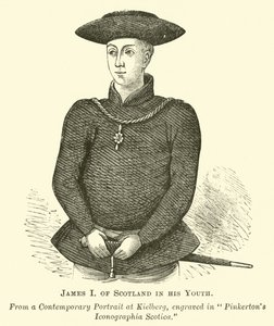 Skócia I. James ifjúkorában alkotó: English School