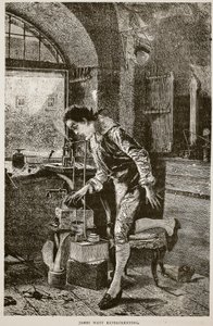 James Watt kísérletezik alkotó: English School