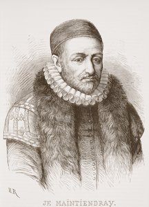 Je Maintiendray, illusztráció: James Aitken Wylie (1808-1890) A protestantizmus története című könyvéből, pub. 1878 alkotó: English School