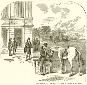 Jefferson a beiktatására megy alkotó: English School