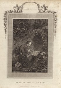 Jeremiás imádkozik Istenhez alkotó: English School