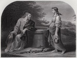 Jézus és a szamaritánus alkotó: English School