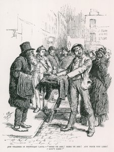 Zsidó kereskedők a Petticoat Lane-ben alkotó: English School