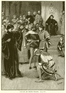 Jeanne of Arc Károly előtt alkotó: English School