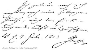 Johann Wolfgang von Goethe, szül. 1749, 1797 körül alkotó: English School