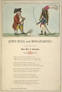 John Bull és Bonaparte alkotó: English School