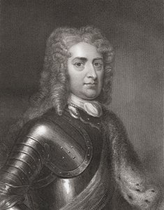 John Churchill (1650-1722) Marlborough 1. hercege a Gallery of Portraits-ből, 1833-ban jelent meg
