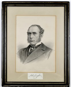 John Croft (gerahmter Druck) von English School