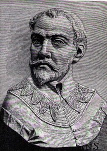 John Hawkins (1532-95) illusztrációja a Narrative and Critical History of America, 1886 III. kötetéből alkotó: English School
