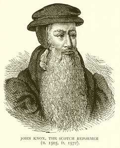 John Knox, a skót reformátor (B. 1505, D. 1572) alkotó: English School