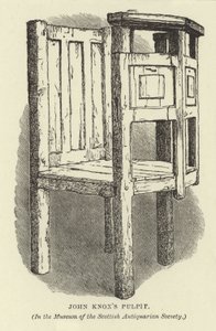 John Knoxs szószék alkotó: English School