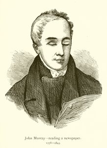 John Murray, újságot olvas alkotó: English School