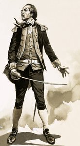 John Paul Jones, az amerikai függetlenségi háború hőse alkotó: English School