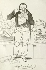 Joseph Hume skót orvos, politikus és radikális képviselő (metszet) alkotó: English School