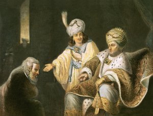 József elhozta apját, Jákóbot a fáraó elé