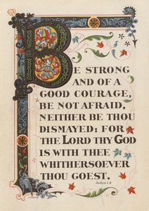 Józsué 1:9 (chromolitho) alkotó: English School