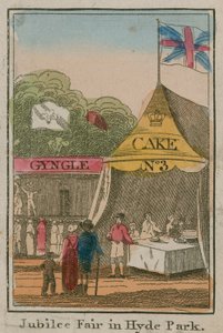 Jubileumi vásár a Hyde Parkban, 1814 alkotó: English School