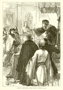Gascoigne bíró és Henrik herceg, 1413 alkotó: English School
