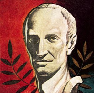 Julius Caesar, akit Kr.e. 44 márciusában gyilkoltak meg alkotó: English School