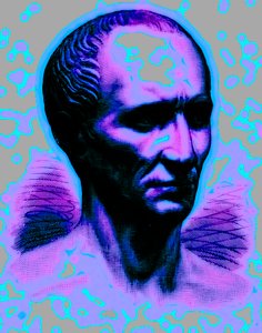 Julius Caesar, Edward Ollier Cassells Illustrated Universal History illusztrációja, 1890-ben megjelent (digitálisan javított kép) alkotó: English School