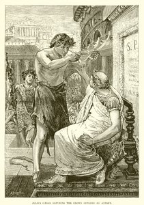 Julius Caesar elutasítja az Antonius által felajánlott koronát alkotó: English School
