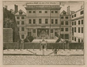 Igazságügyi Hall az Old Bailey-ben alkotó: English School