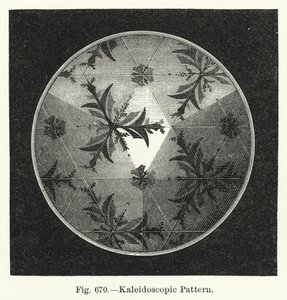 Kaleidoszkópos minta (metszet) alkotó: English School