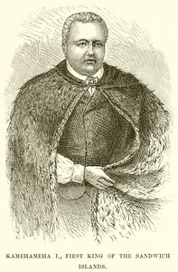 I. Kamehameha, a Sandwich-szigetek első királya alkotó: English School