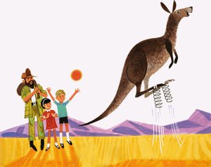 Kenguru ugrás alkotó: English School