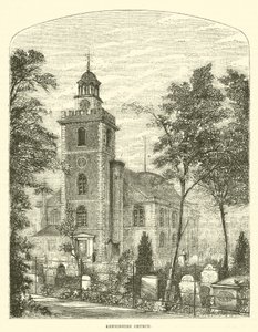 Kensington templom (metszet) alkotó: English School