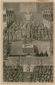 I. Károly király a Whitehall-i Legfelsőbb Bíróság előtt, 1648 alkotó: English School