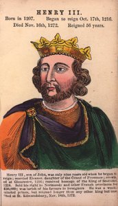 III. Henrik király (színes metszet) alkotó: English School