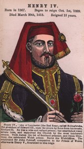 IV. Henrik király (színes metszet) alkotó: English School