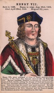 VII. Henrik király (színes metszet) alkotó: English School