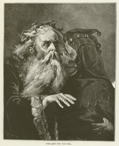 Lear király és a bolond (metszet) alkotó: English School
