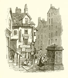 Knoxs ház a Canongate-ben, Edinburgh alkotó: English School