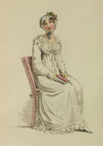 Női reggeli ruha, divattányér az Ackermanns Repository of Arts-tól, 1815 alkotó: English School