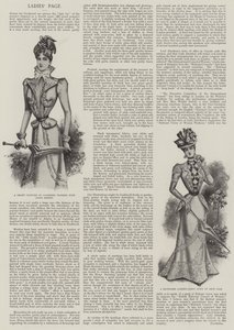 Női oldal (litho) alkotó: English School