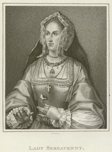Lady Bergavenny (metszet) alkotó: English School