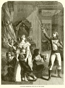 Lafayette a királynő életét őrzi alkotó: English School